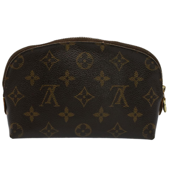 LOUIS VUITTON Monogram Pochette Cosmetic PM Cosmetic Pouch M47515 LV Auth 53456 - Picture 2 of 16